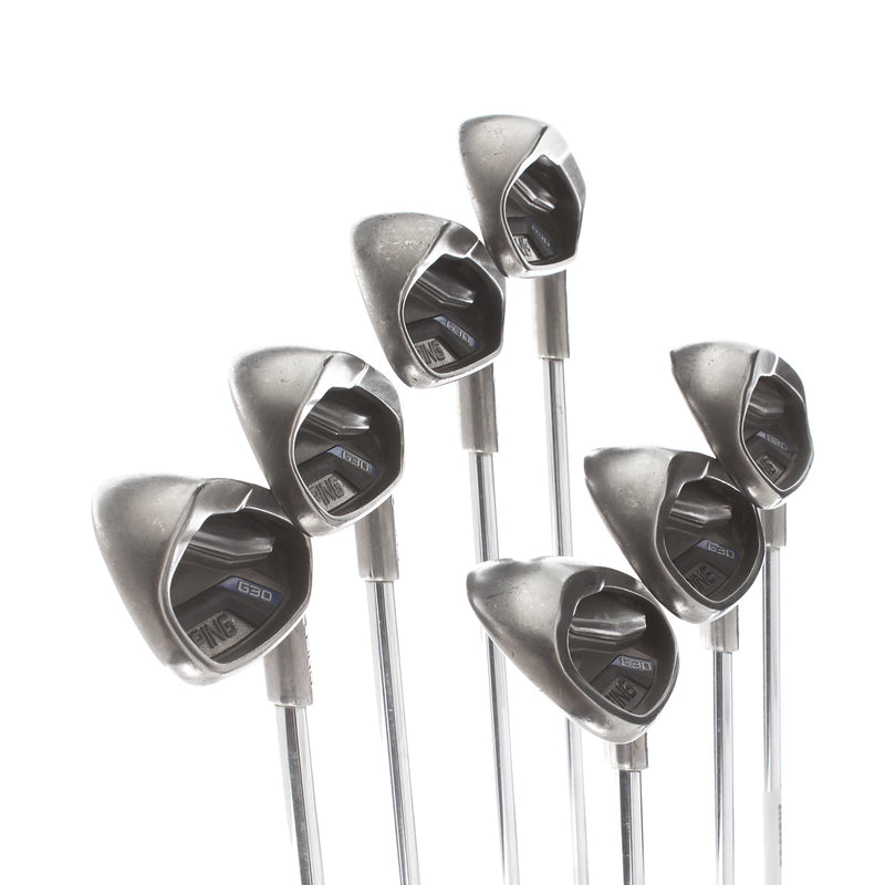 Ping G Series Steel Mens Right Hand Irons 5-SW Black Dot Regular - Ping CFS Distance