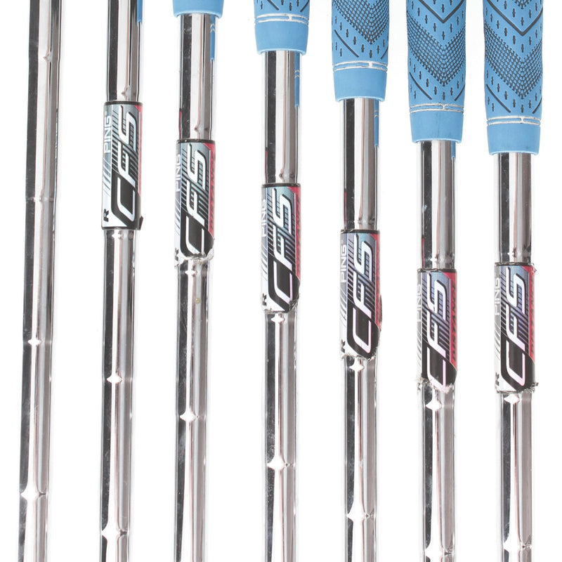 Ping G Series Steel Mens Right Hand Irons 5-SW Black Dot Regular - Ping CFS Distance