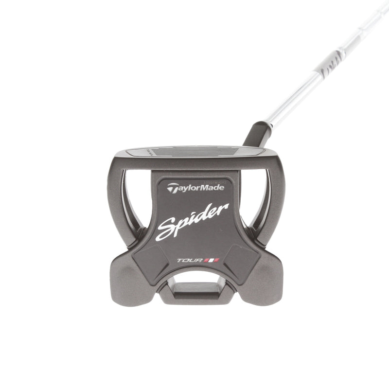 TaylorMade Spider Tour Black Mens Right Hand Putter 35" Mallet TaylorMade - Super Stroke Pistol GTR 1.0