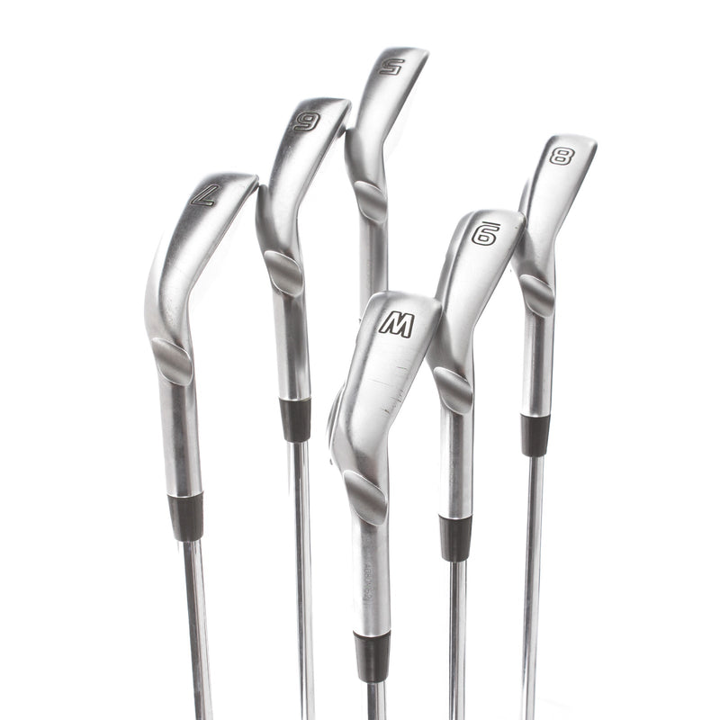 Ping G425 Steel Mens Right Hand Irons 5-PW Green Dot 2* Upright Stiff - True Temper AMT Black S300/Ping AWT 2.0