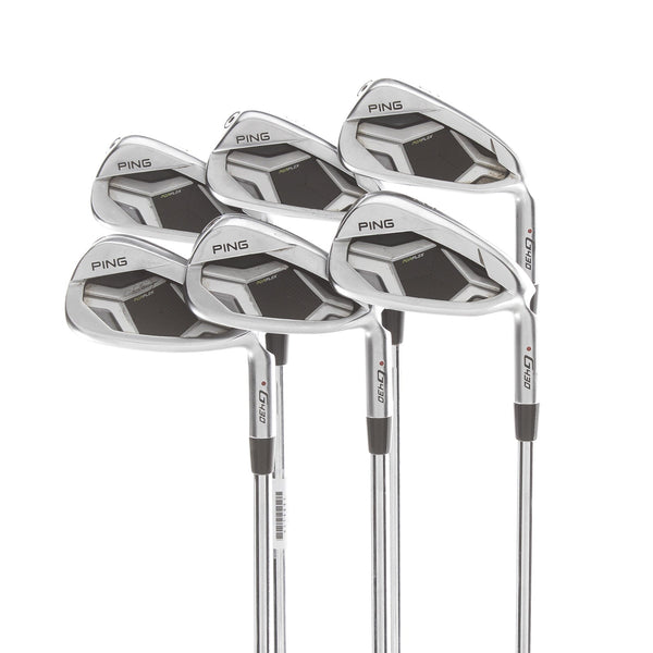 Ping G430 Steel Mens Right Hand Irons 5-PW Red Dot 1* Flat Regular - Ping AWT 2.0