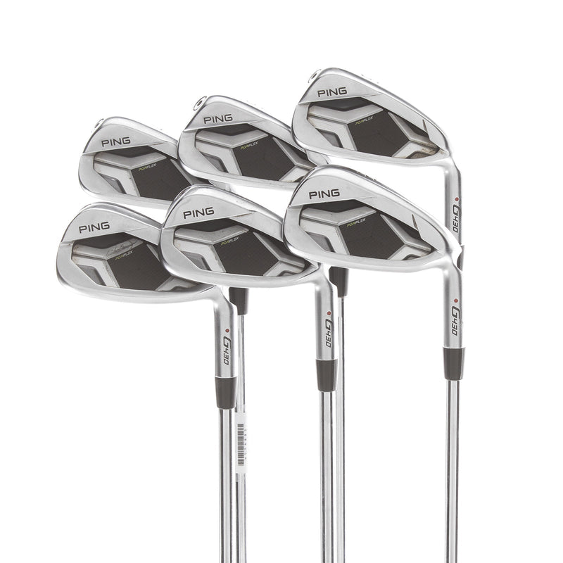 Ping G430 Steel Mens Right Hand Irons 5-PW Red Dot 1* Flat Regular - Ping AWT 2.0