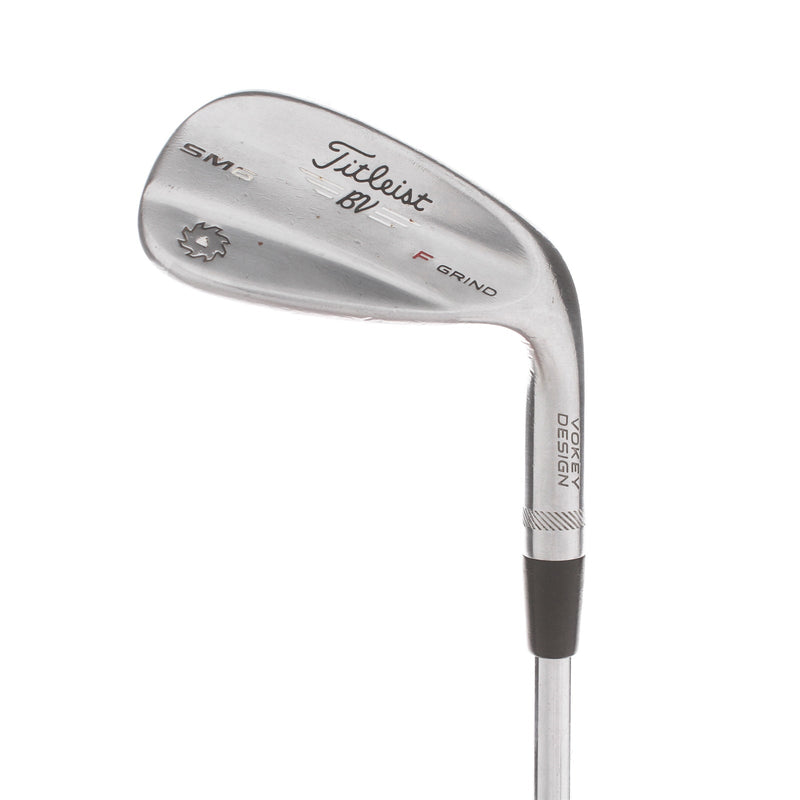 Titleist Vokey SM6 Steel Mens Right Hand Gap Wedge 52* 8 Bounce F Grind Wedge - BV SM6
