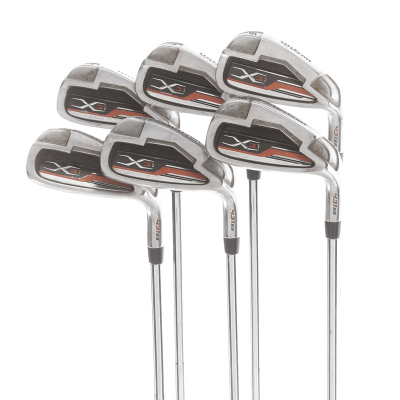 Wilson X-31 Steel Mens Right Hand Irons 6-SW Regular - Wilson