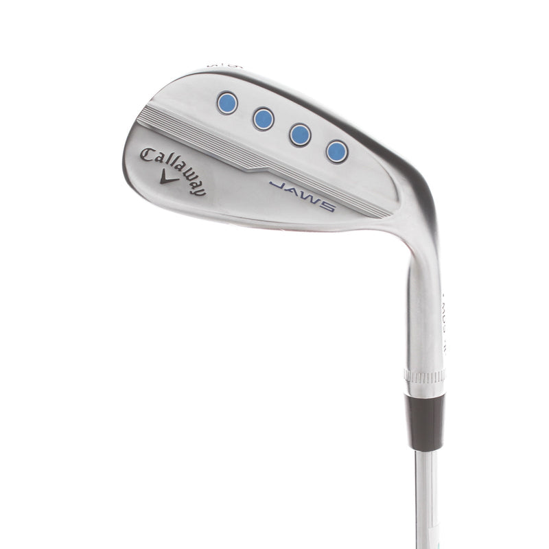Callaway MD5 JAWS Chrome S Grind Steel Mens Right Hand Sand Wedge 56* 10 Bounce S Grind Wedge - Callaway Impact