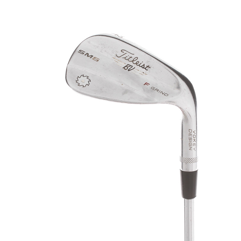 Titleist Vokey SM6 Steel Mens Right Hand Gap Wedge 52* 8 Bounce F Grind Wedge - BV Vokey