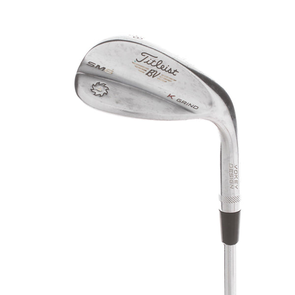 Titleist Vokey SM6 Steel Mens Right Hand Lob Wedge 58* 12 Bounce K Grind Wedge - BV Vokey