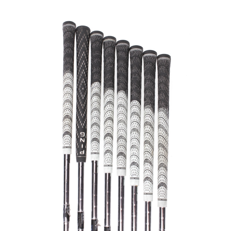 Ping i3 Blade Irons Steel Mens Right Hand Irons 3-PW Blue Dot 1* Upright Regular - True Temper