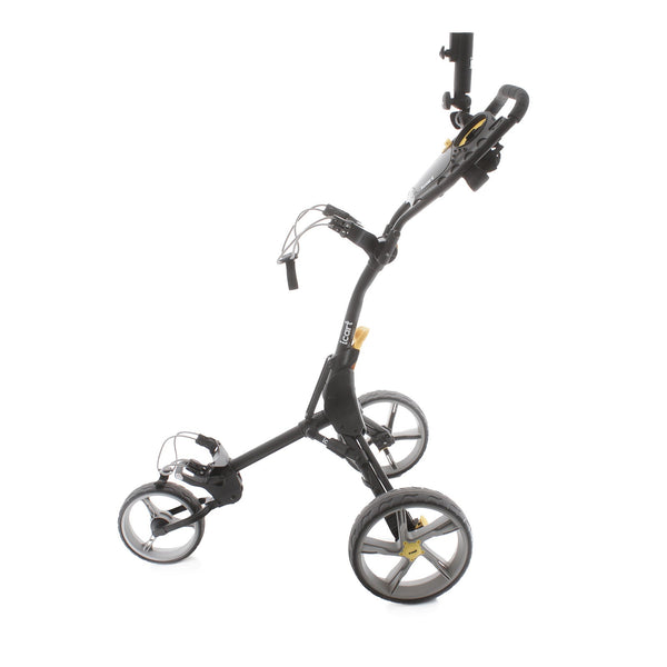 iCart 3-Wheel Push/Pull Trolley - Black