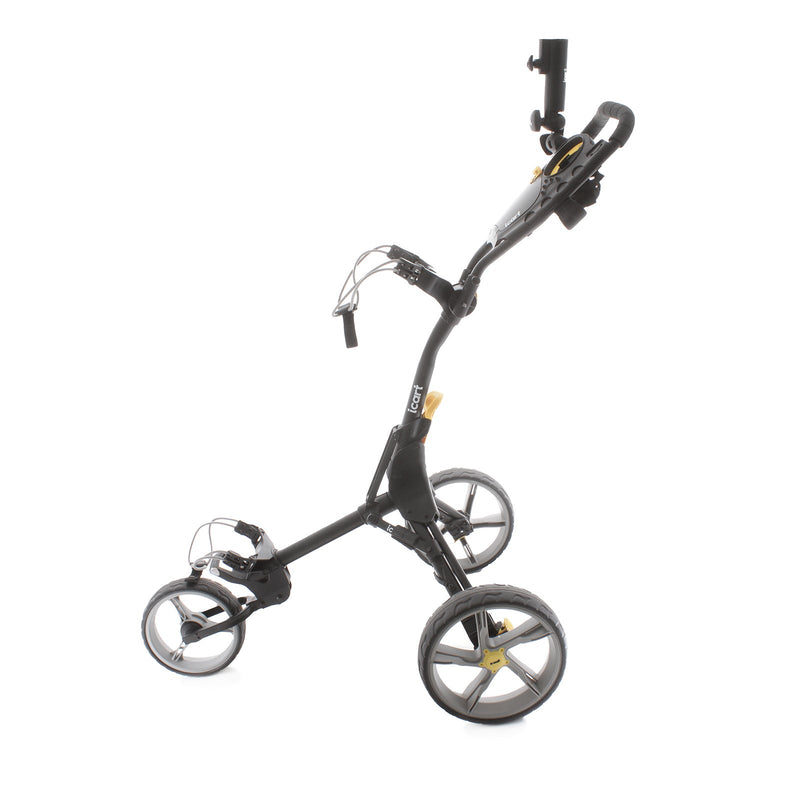 iCart 3-Wheel Push/Pull Trolley - Black