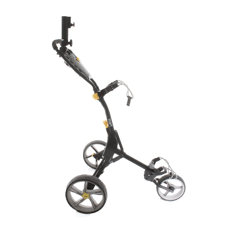 iCart 3-Wheel Push/Pull Trolley - Black