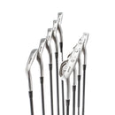 Mizuno T-Zoid Titanium Insert Graphite Mens Right Hand Irons 3-SW Regular - Mizuno Technoflex Gold