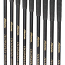 Mizuno T-Zoid Titanium Insert Graphite Mens Right Hand Irons 3-SW Regular - Mizuno Technoflex Gold