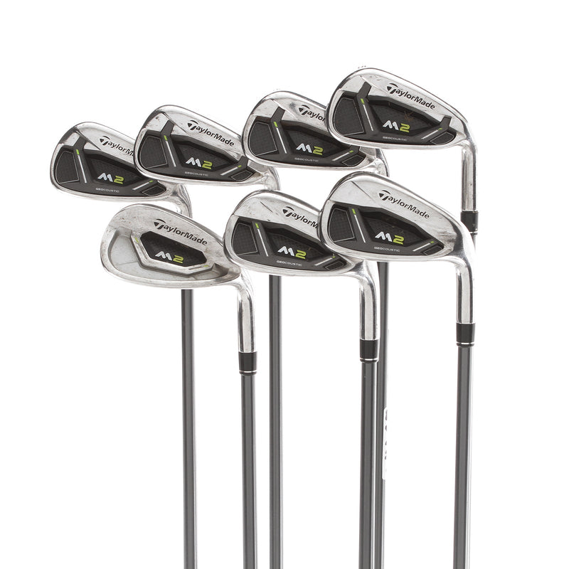 TaylorMade M2 2017 Graphite Mens Right Hand Irons 5-SW Regular - REAX 65