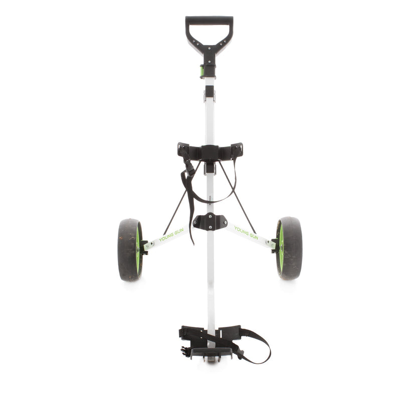 Young Gun 2-Wheel Push/Pull Trolley - White