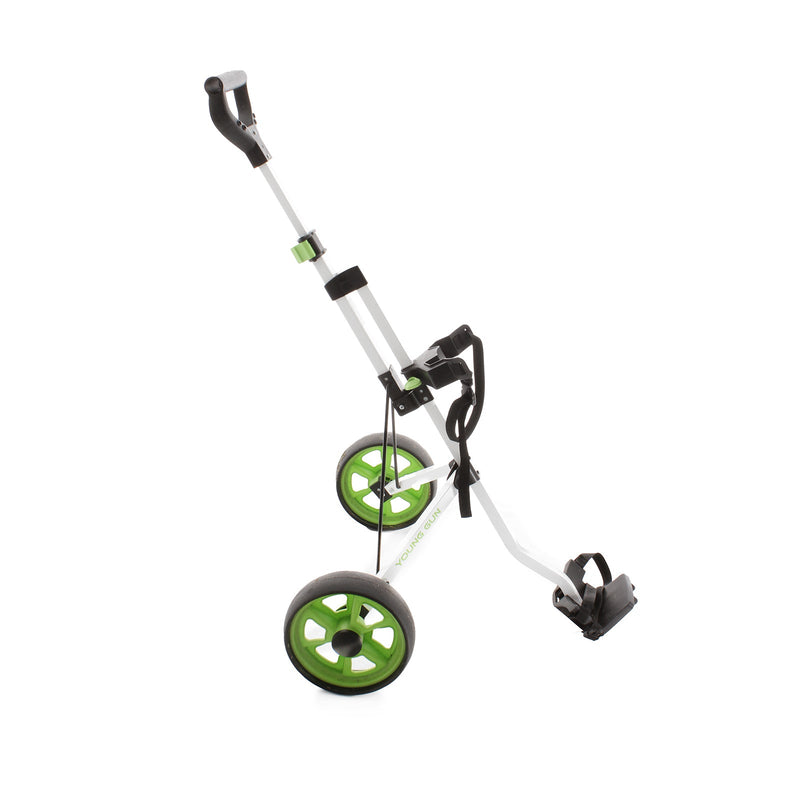 Young Gun 2-Wheel Push/Pull Trolley - White