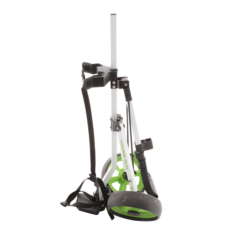 Young Gun 2-Wheel Push/Pull Trolley - White