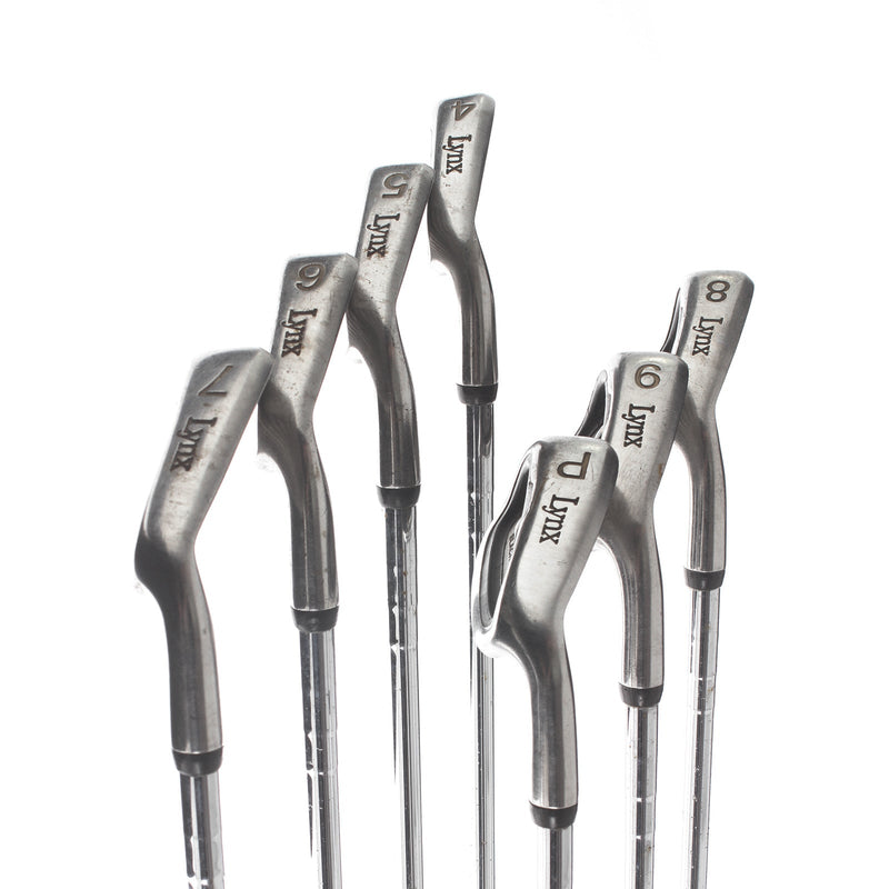 Lynx Black Cat Steel Mens Right Hand Irons 4-PW Regular - True Temper Dynamic Flare