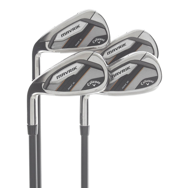 Callaway Mavrik Max W Graphite Ladies Left Hand Irons 7-AW Ladies - UST Mamiya Helium 50l I