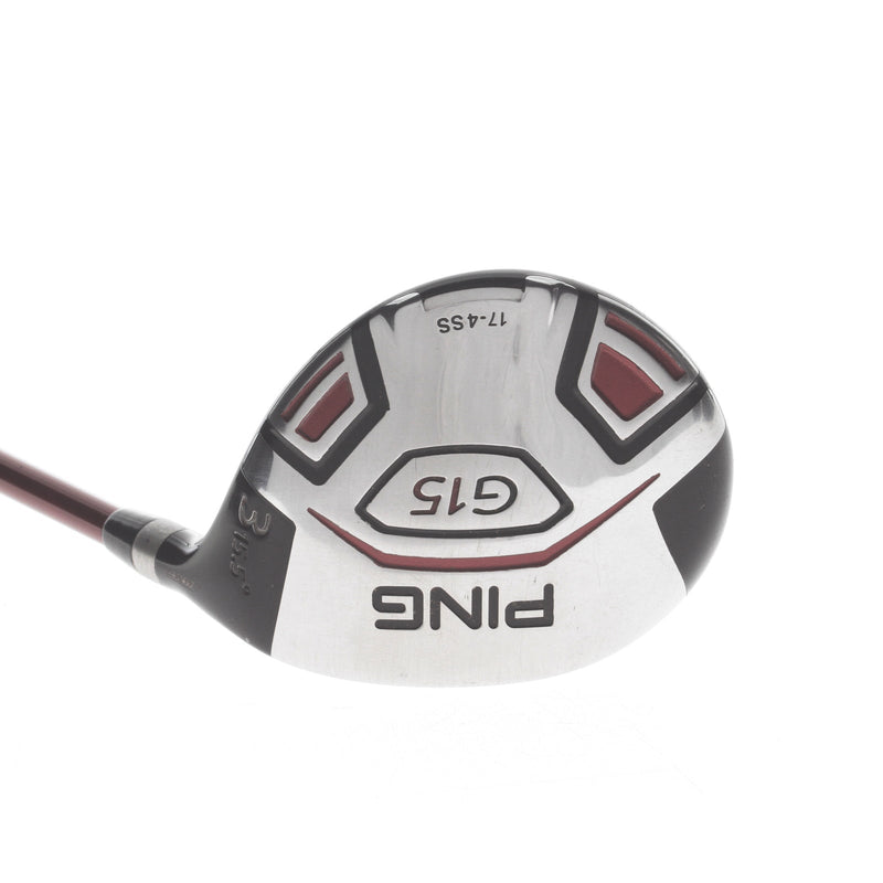 Ping G15 Graphite Mens Right Hand Fairway 3 Wood 15.5* Stiff - Ping TFC 149 F