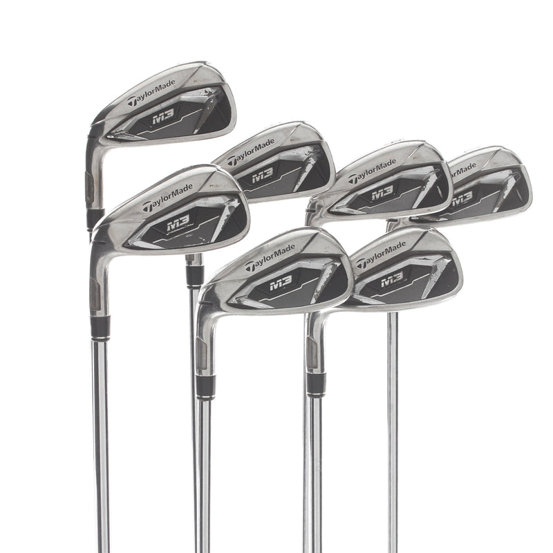 TaylorMade M3 Steel Mens Left Hand Irons 4-PW Regular - Dynamic Gold/True Temper/Nippon