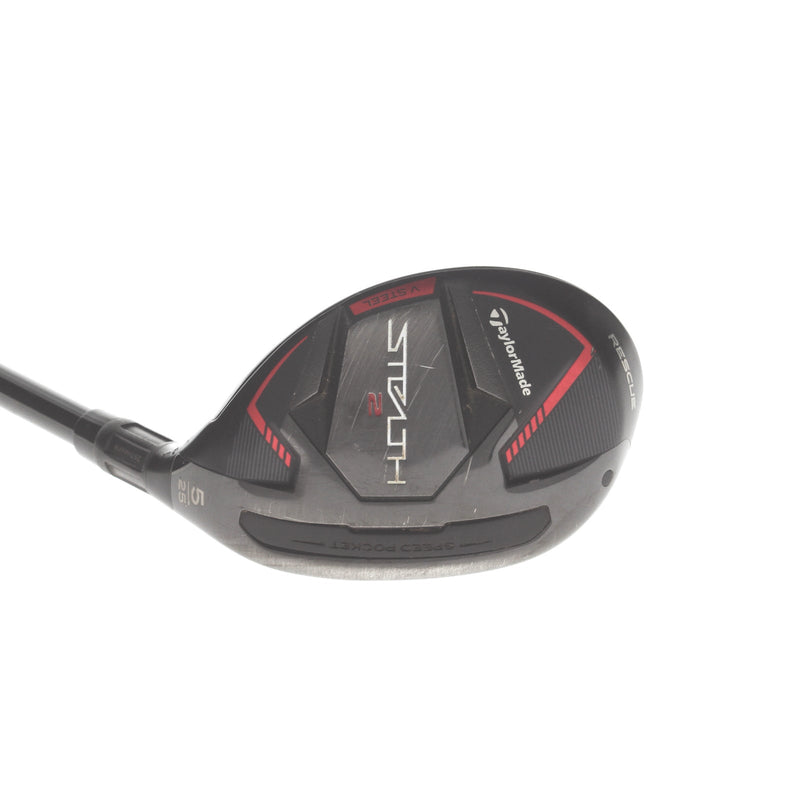 TaylorMade Stealth 2 Graphite Mens Right Hand 5 Hybrid 25* Senior - Ventus Red TR HB 5-A