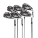 Wilson Deep Red Steel Mens Right Hand Irons 5-PW Uniflex - True Temper