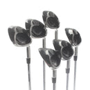 Wilson Deep Red Steel Mens Right Hand Irons 5-PW Uniflex - True Temper