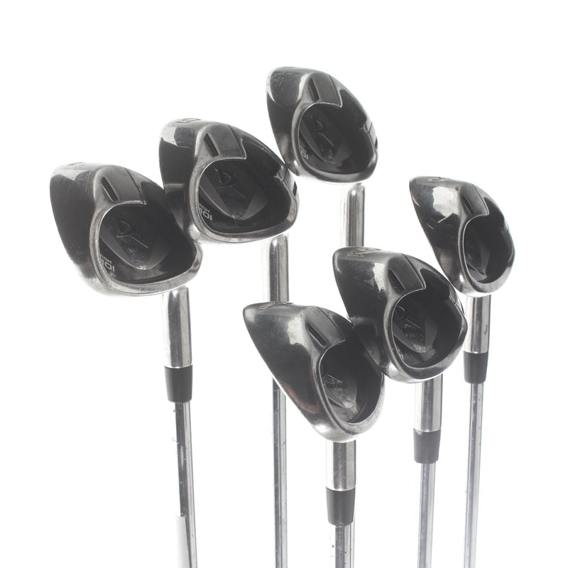 Wilson Deep Red Steel Mens Right Hand Irons 5-PW Uniflex - True Temper