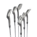 Wilson Deep Red Steel Mens Right Hand Irons 5-PW Uniflex - True Temper