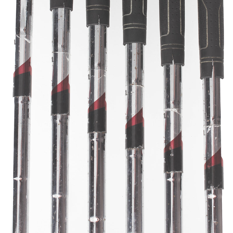 Wilson Deep Red Steel Mens Right Hand Irons 5-PW Uniflex - True Temper