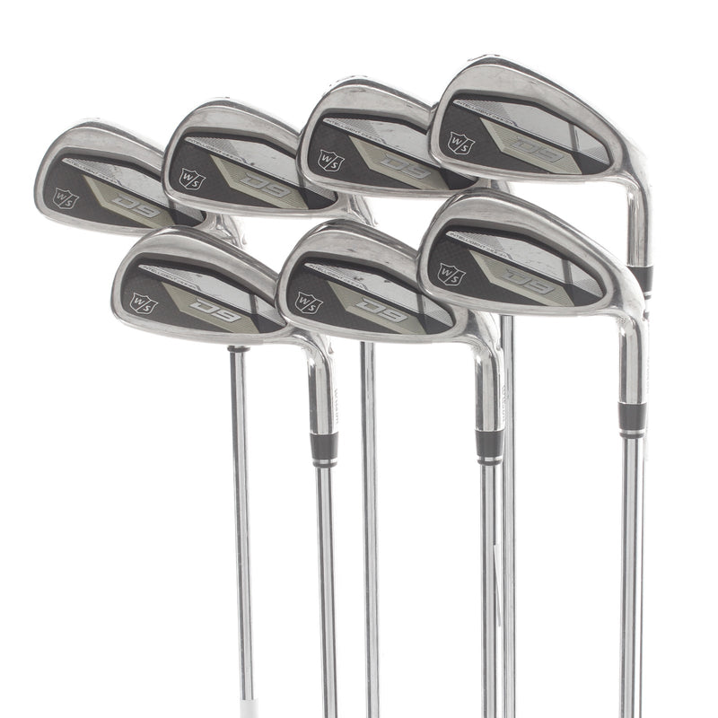 Wilson Staff D9 Steel Mens Right Hand Irons 5-GW Standard Regular - KBS Max Ultralite