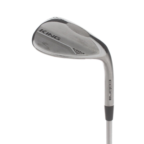 Cobra King MIM Steel Mens Right Hand Lob Wedge 60* Standard 8 Bounce V Grind Stiff - KBS Hi-Rev 2.0 125