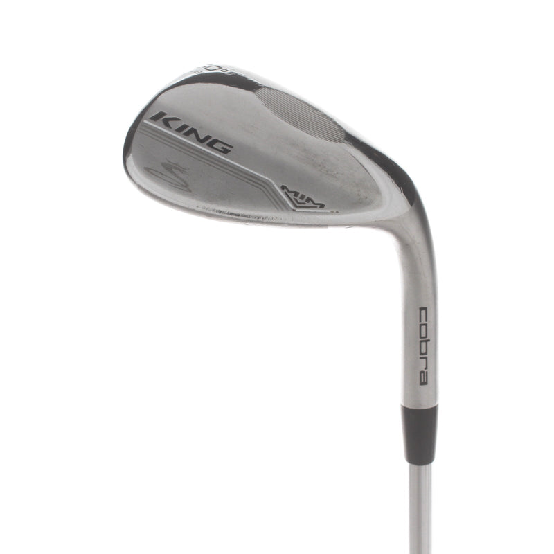 Cobra King MIM Steel Mens Right Hand Lob Wedge 60* Standard 8 Bounce V Grind Stiff - KBS Hi-Rev 2.0 125