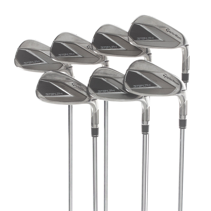 TaylorMade Stealth Steel Mens Right Hand Irons 5-AW Standard Regular - Dynamic Gold 95 R300