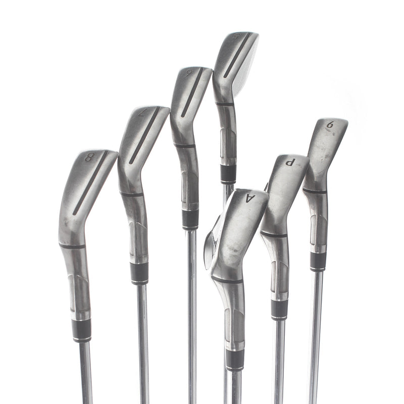 TaylorMade Stealth Steel Mens Right Hand Irons 5-AW Standard Regular - Dynamic Gold 95 R300