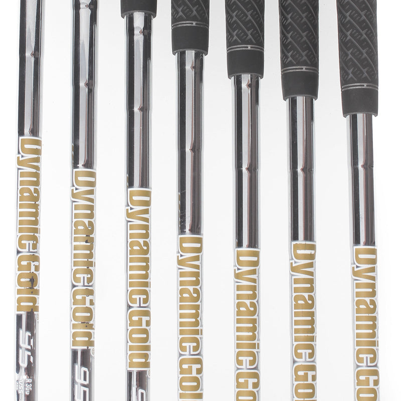 TaylorMade Stealth Steel Mens Right Hand Irons 5-AW Standard Regular - Dynamic Gold 95 R300