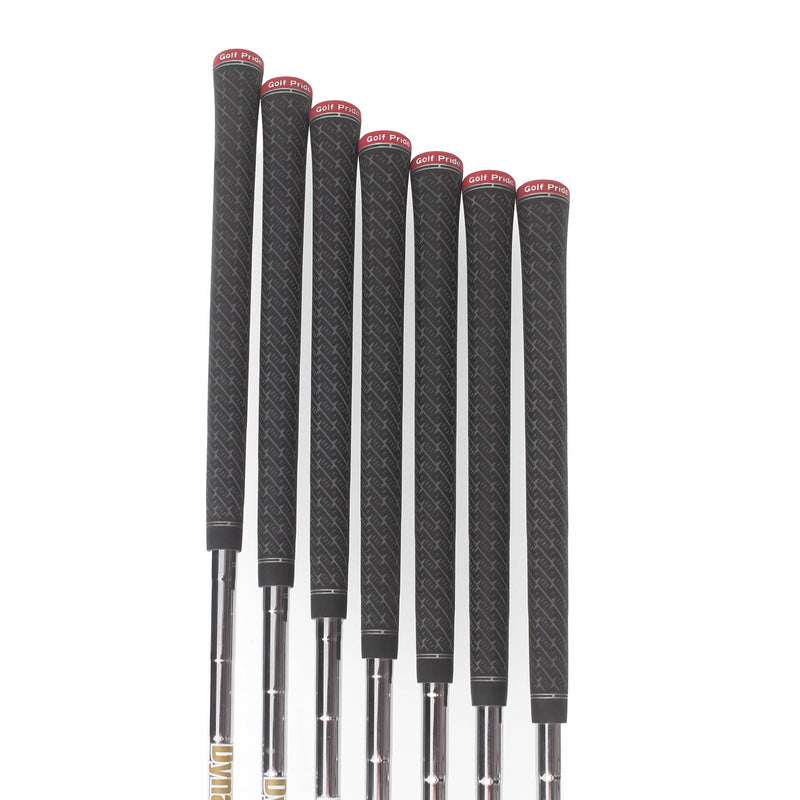 TaylorMade Stealth Steel Mens Right Hand Irons 5-AW Standard Regular - Dynamic Gold 95 R300