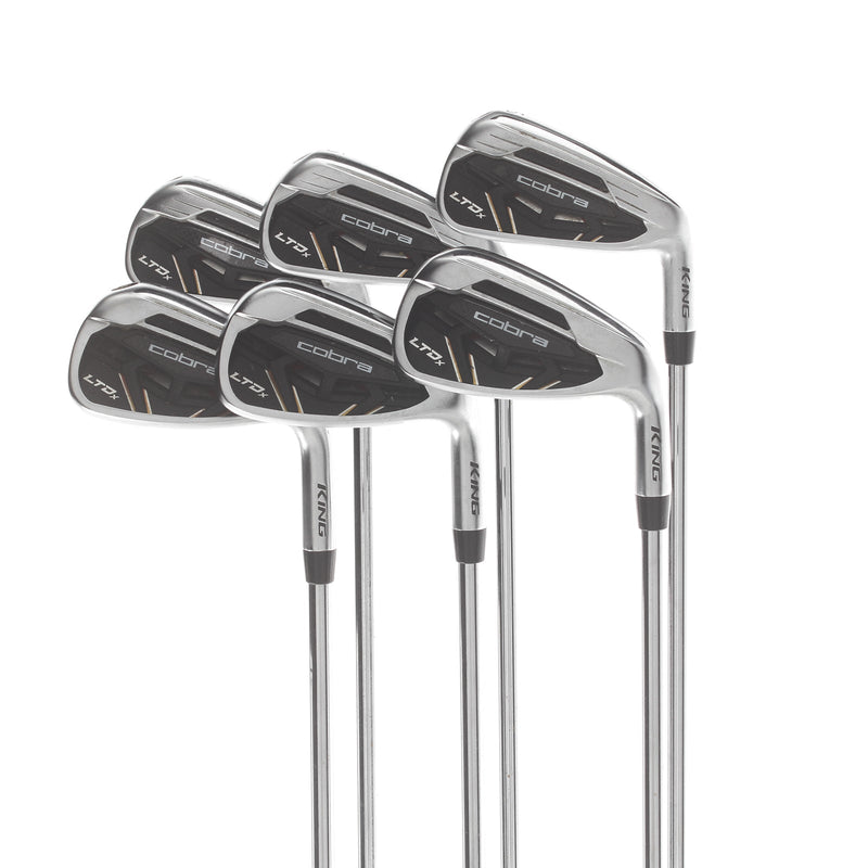 Cobra LTDx Steel Mens Right Hand Irons 5-PW Regular - KBS Tour 90
