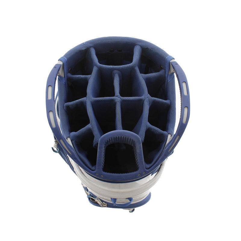 Mizuno BR-D4C Cart Bag - Blue/White