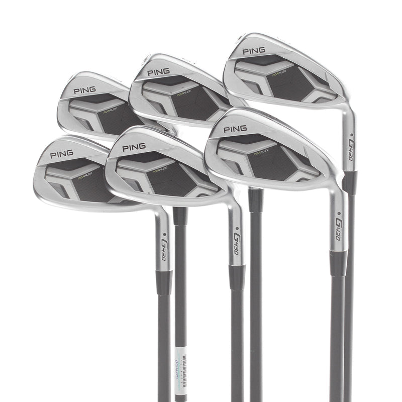 Ping G430 Graphite Mens Right Hand Irons 5-PW Black Dot Regular - Ping Alta CB