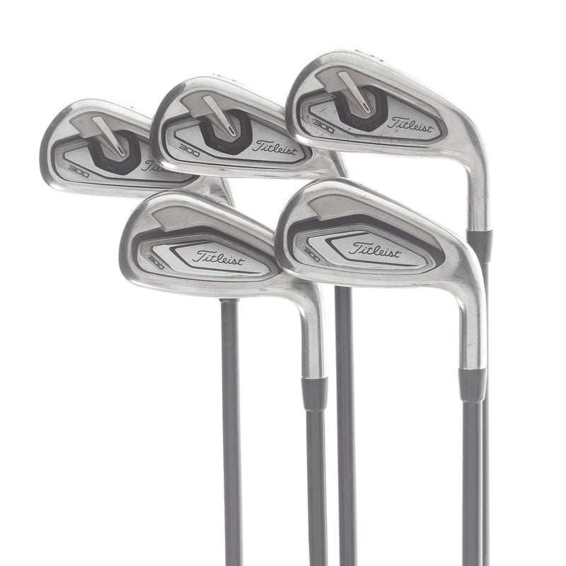 Titleist T300 Graphite Mens Right Hand Irons 5-PW Regular - Tensei AM(2) Red