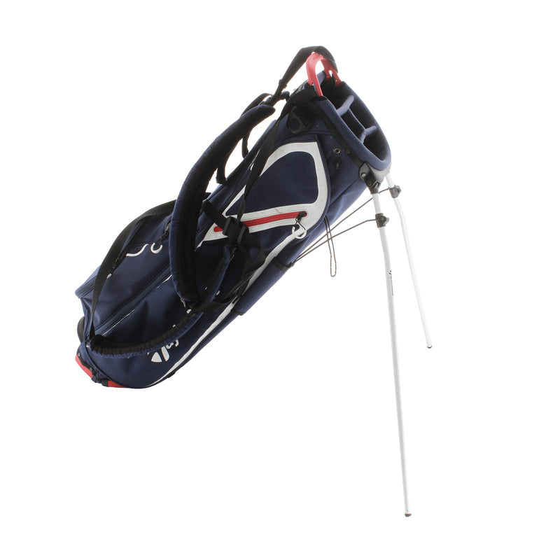 TaylorMade Flex Tech Lite Stand Bag - Blue/White/Red
