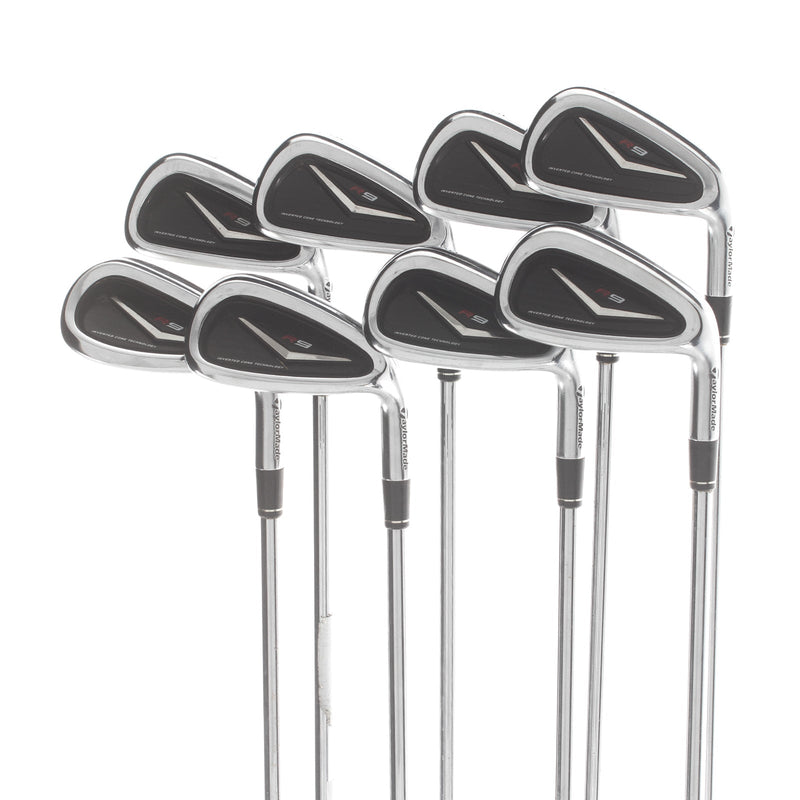 TaylorMade R9 Steel Mens Right Hand Irons 4-SW Regular - KBS