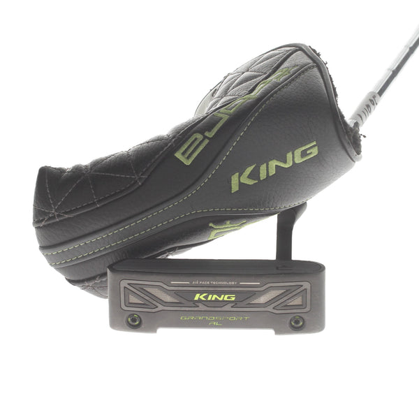 Cobra KING Grandsport 3D Printed AL Mens Right Hand Putter 42" Mid-Mallet KBS Tour Putter - Super Stroke Flatso 17