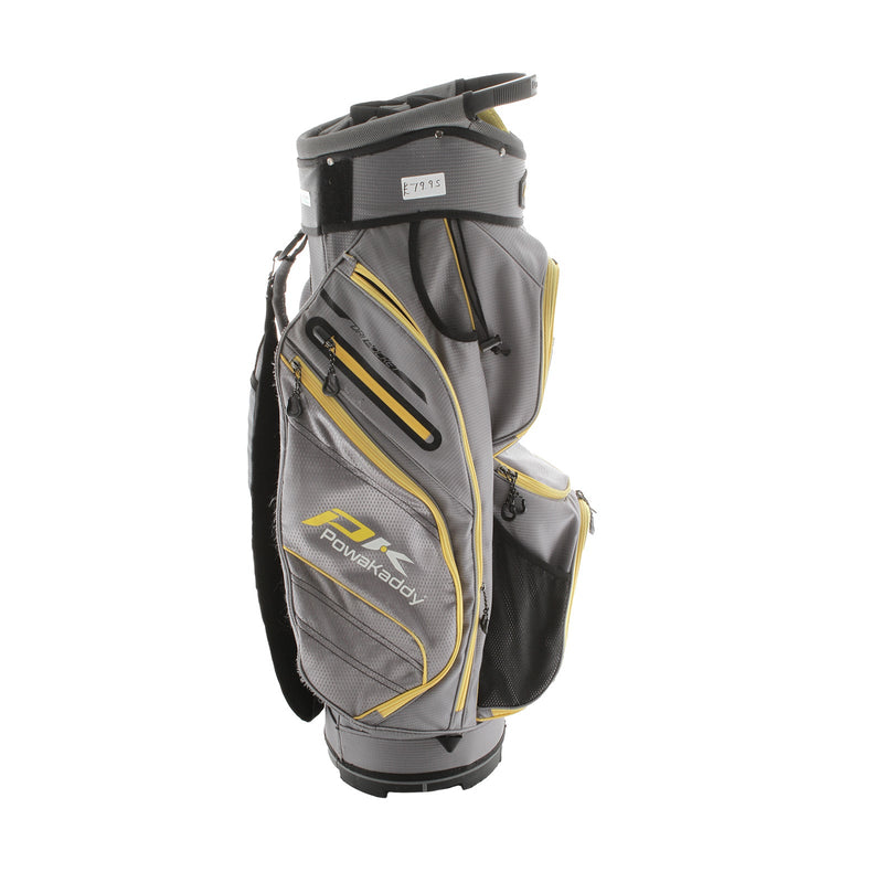 PowaKaddy DLX-Lite Edition Cart Bag - Grey/Yellow