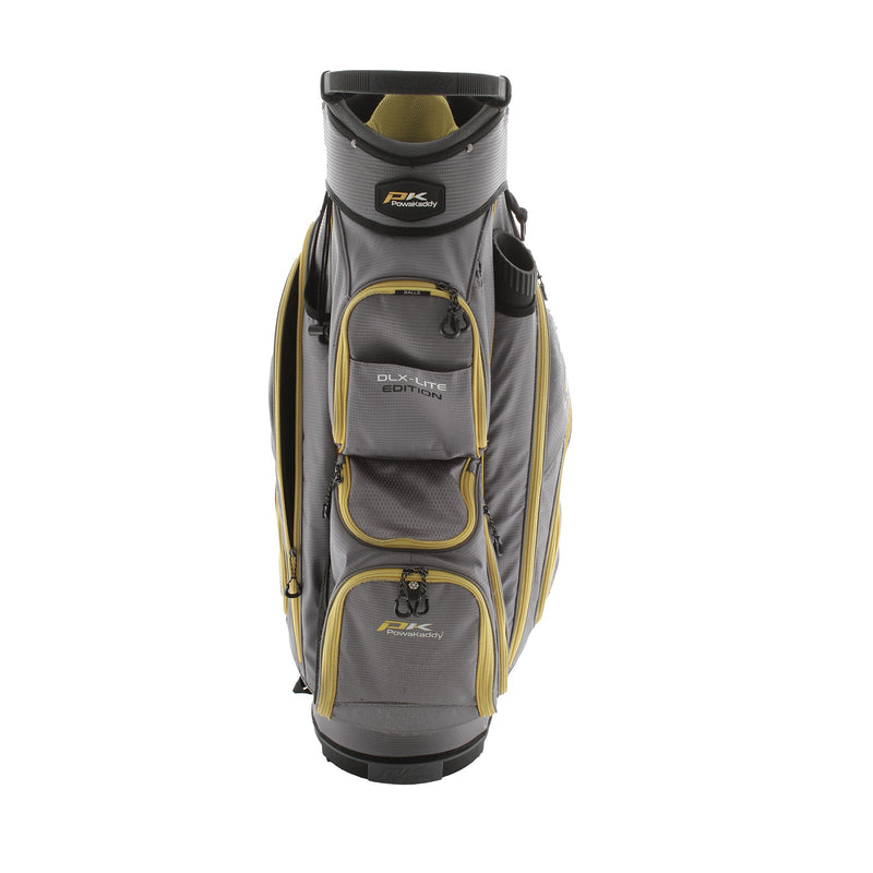 PowaKaddy DLX-Lite Edition Cart Bag - Grey/Yellow