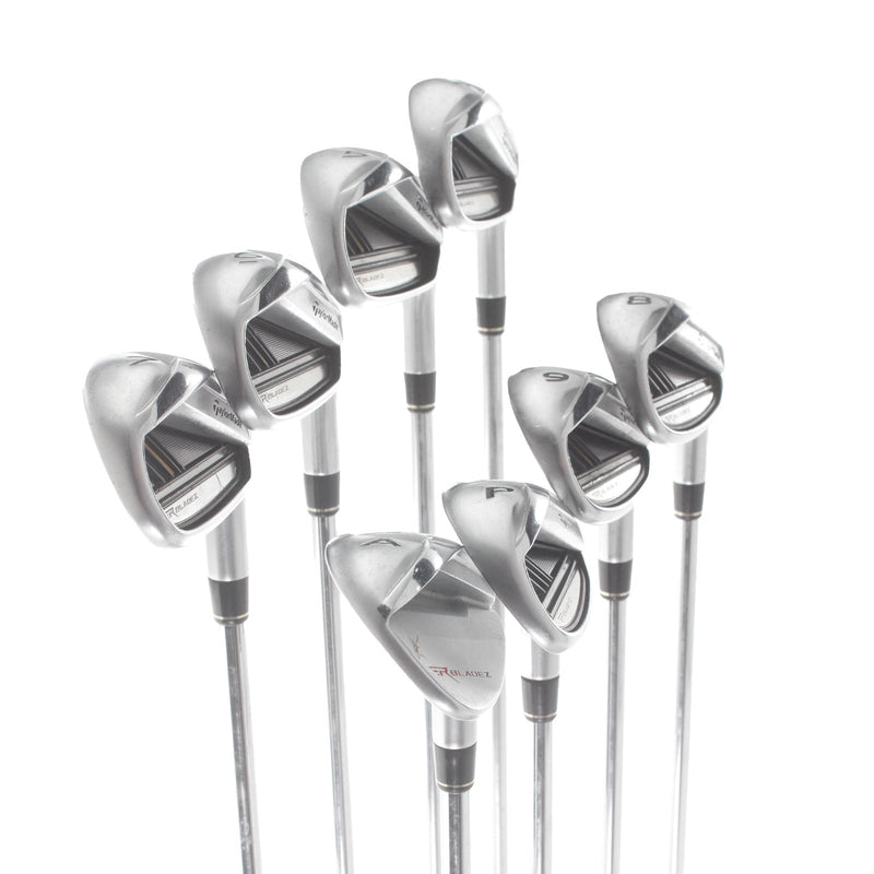 TaylorMade RocketBladez Steel Mens Right Hand Irons 4-AW Regular - Rocketfuel 85g