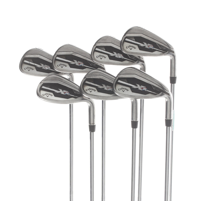 Callaway XR Steel Mens Right Hand Irons 5-SW Regular - True Temper SpeedStep 80