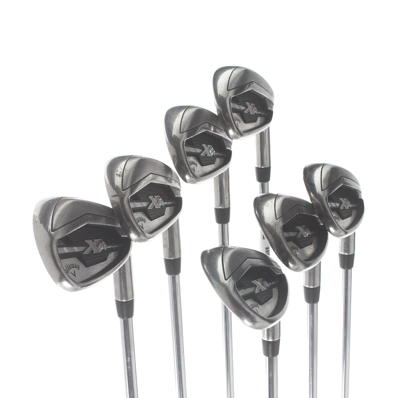 Callaway XR Steel Mens Right Hand Irons 5-SW Regular - True Temper SpeedStep 80